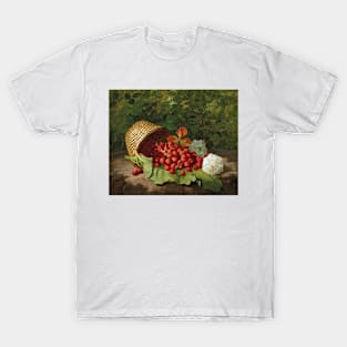 Basket of Strawberries by William Hammer T-Shirt